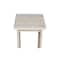 International Concepts Rectangle 24 in Mission Plant Stand, 12 W, 12 L, 24 in H, Wood, Unfinished 3071 - alternate 2